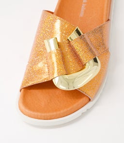 TAAVI DJ ORANGE GLAM LEATHER