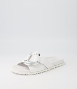 TAAVI DJ WHITE LEATHER