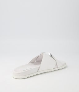 TAAVI DJ WHITE LEATHER