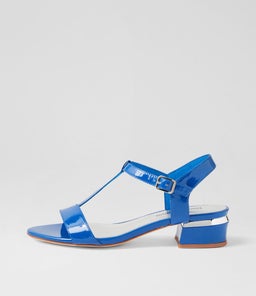 TANER DJ BRIGHT BLUE PATENT LEATHER