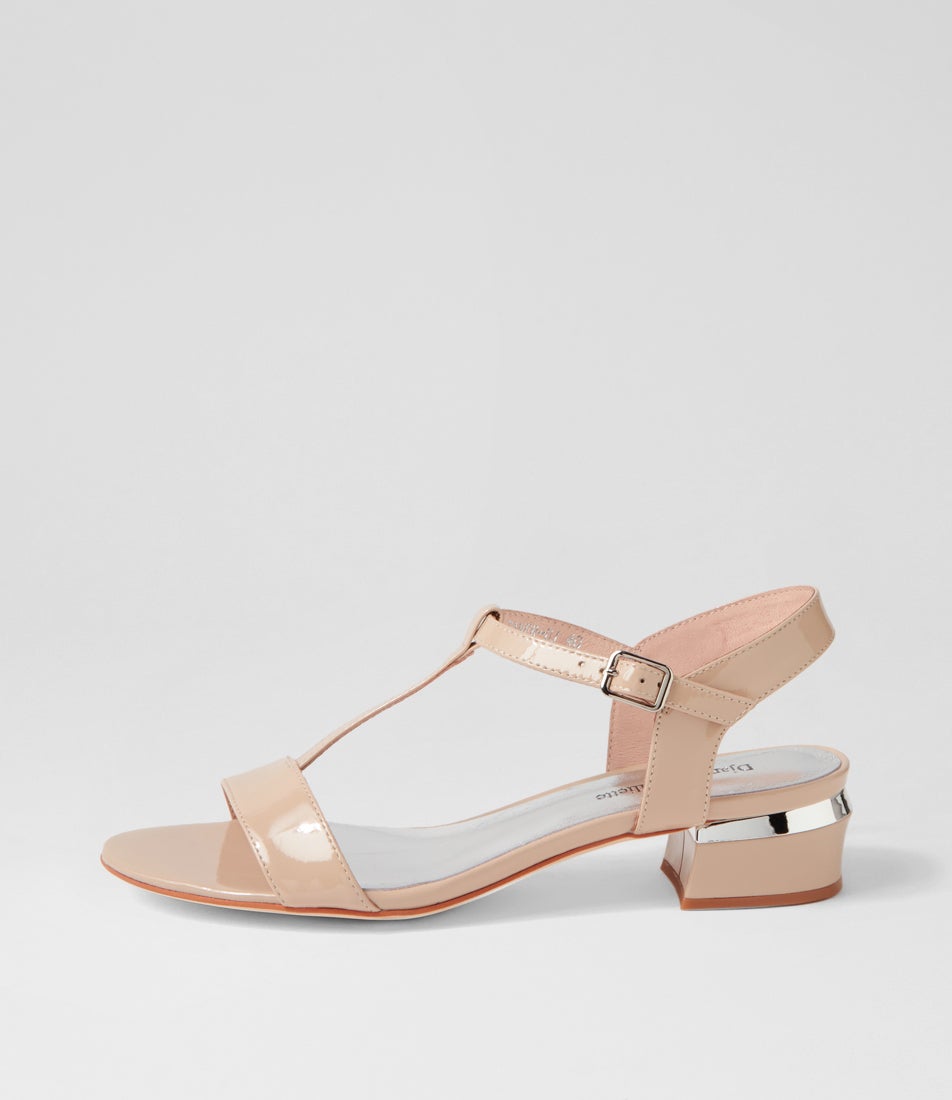 Taner Cafe Patent Leather Sandals