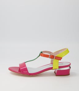 TANER DJ FUCHSIA EMERALD PATENT MULTI