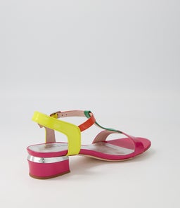 TANER DJ FUCHSIA EMERALD PATENT MULTI