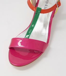 TANER DJ FUCHSIA EMERALD PATENT MULTI