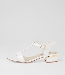 TANER DJ WHITE PATENT LEATHER