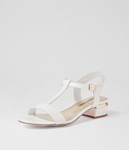 TANER DJ WHITE PATENT LEATHER