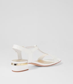 TANER DJ WHITE PATENT LEATHER