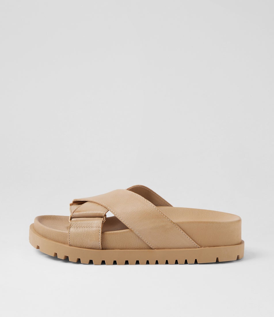 Ubascus Camel Leather Sandals Ubascus Camel Leather Sandals