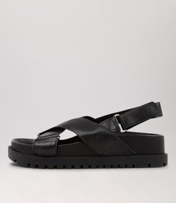 UBARI DJ BLACK BLACK SOLE LEATHER
