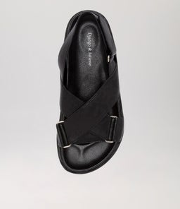 UBARI DJ BLACK BLACK SOLE LEATHER