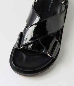 UBARI DJ BLACK BLACK SOLE PATENT LEATHER