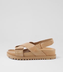 UBARI DJ CAMEL CAMEL SOLE LEATHER