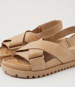 UBARI DJ CAMEL CAMEL SOLE LEATHER