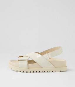 UBARI DJ IVORY IVORY SOLE PATENT LEATHER