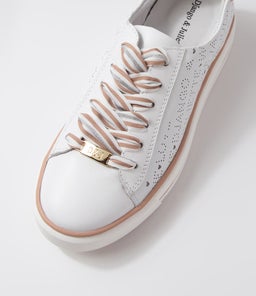YOYO DJ WHITE DK NUDE LEATHER