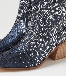 WAGON DJ NAVY&SILVER OMBRE JEWEL FABRIC