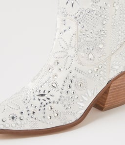 WAGON DJ WHITE&SILVER MULTI JEWEL FABRIC
