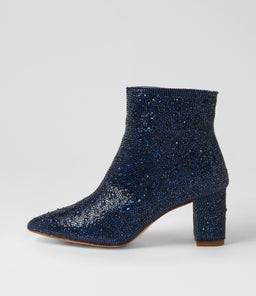 GLISTER DJ NAVY JEWEL FABRIC
