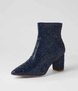 GLISTER DJ NAVY JEWEL FABRIC