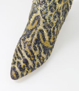 GLISTER DJ LEOPARD JEWEL FABRIC