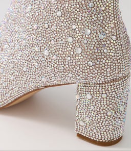 GLISTER DJ SILVER JEWEL FABRIC