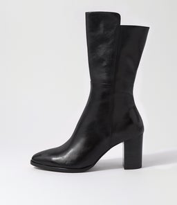AISLEY DJ BLACK BLACK HEEL LEATHER