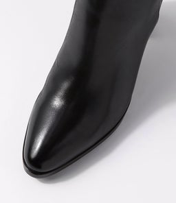 AISLEY DJ BLACK BLACK HEEL LEATHER