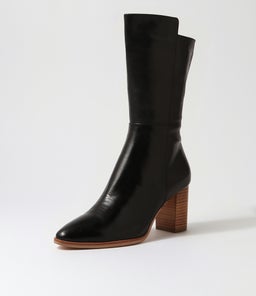 AISLEY DJ BLACK NATURAL HEEL LEATHER
