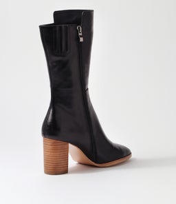 AISLEY DJ BLACK NATURAL HEEL LEATHER