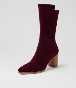 AISLEY DJ BURGUNDY SUEDE