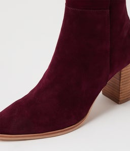 AISLEY DJ BURGUNDY SUEDE