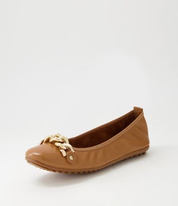BERLE DJ DK TAN LEATHER