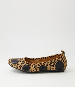 BUNBURY DJ LEOPARD BLACK PONY LEATHER