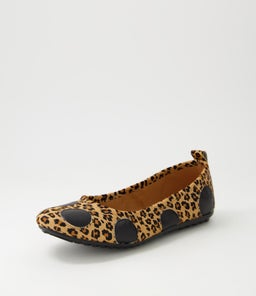 BUNBURY DJ LEOPARD BLACK PONY LEATHER