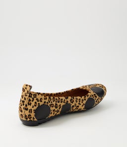 BUNBURY DJ LEOPARD BLACK PONY LEATHER