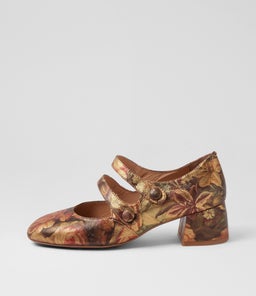 CULIE DJ VINTAGE METAL FLORAL LEATHER