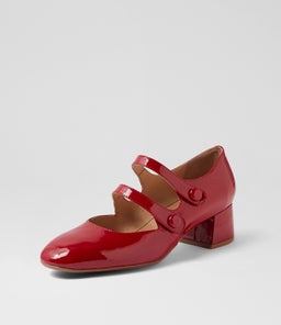 CULIE DJ DK RED PATENT LEATHER