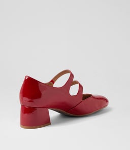 CULIE DJ DK RED PATENT LEATHER