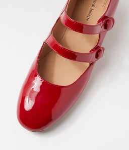 CULIE DJ DK RED PATENT LEATHER