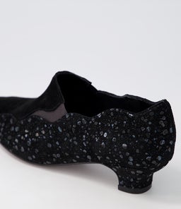 DONNER DJ BLACK SPARKLE BLACK SUEDE SUEDE