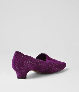 DONNER DJ PURPLE SPARKLE PURPLE SUEDE SUEDE