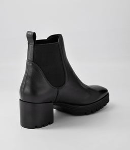 DUNKAN DJ BLACK BLACK HEEL LEATHER