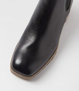 DUNKAN DJ BLACK NATURAL HEEL LEATHER