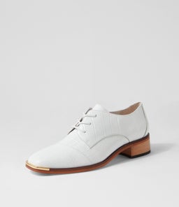 FESLA DJ WHITE CROC LEATHER