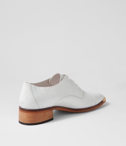 FESLA DJ WHITE CROC LEATHER