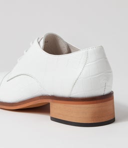 FESLA DJ WHITE CROC LEATHER