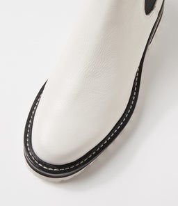 FEMI DJ OFF WHITE TUMBLE LEATHER