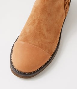 GADNIR DJ TAN TAN LEATHER SUEDE
