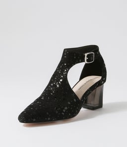 HOBARTET DJ BLACK SPARKLE SUEDE