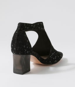 HOBARTET DJ BLACK SPARKLE SUEDE